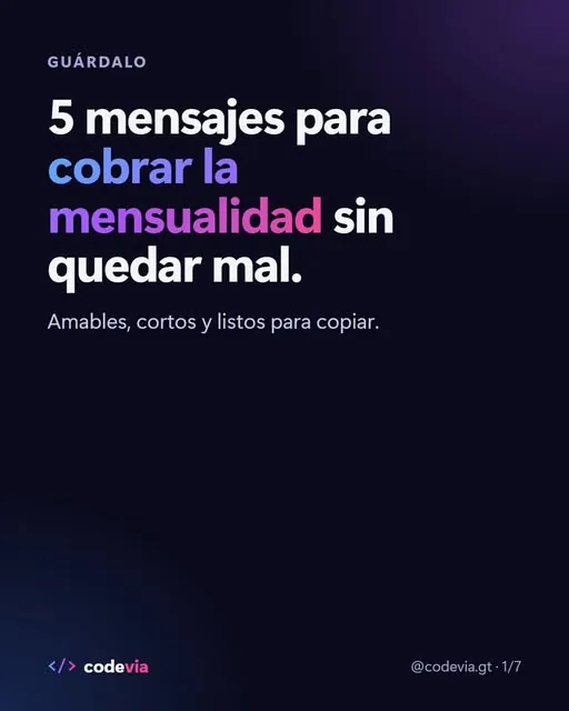 5 mensajes para cobrar la mensualidad sin quedar mal